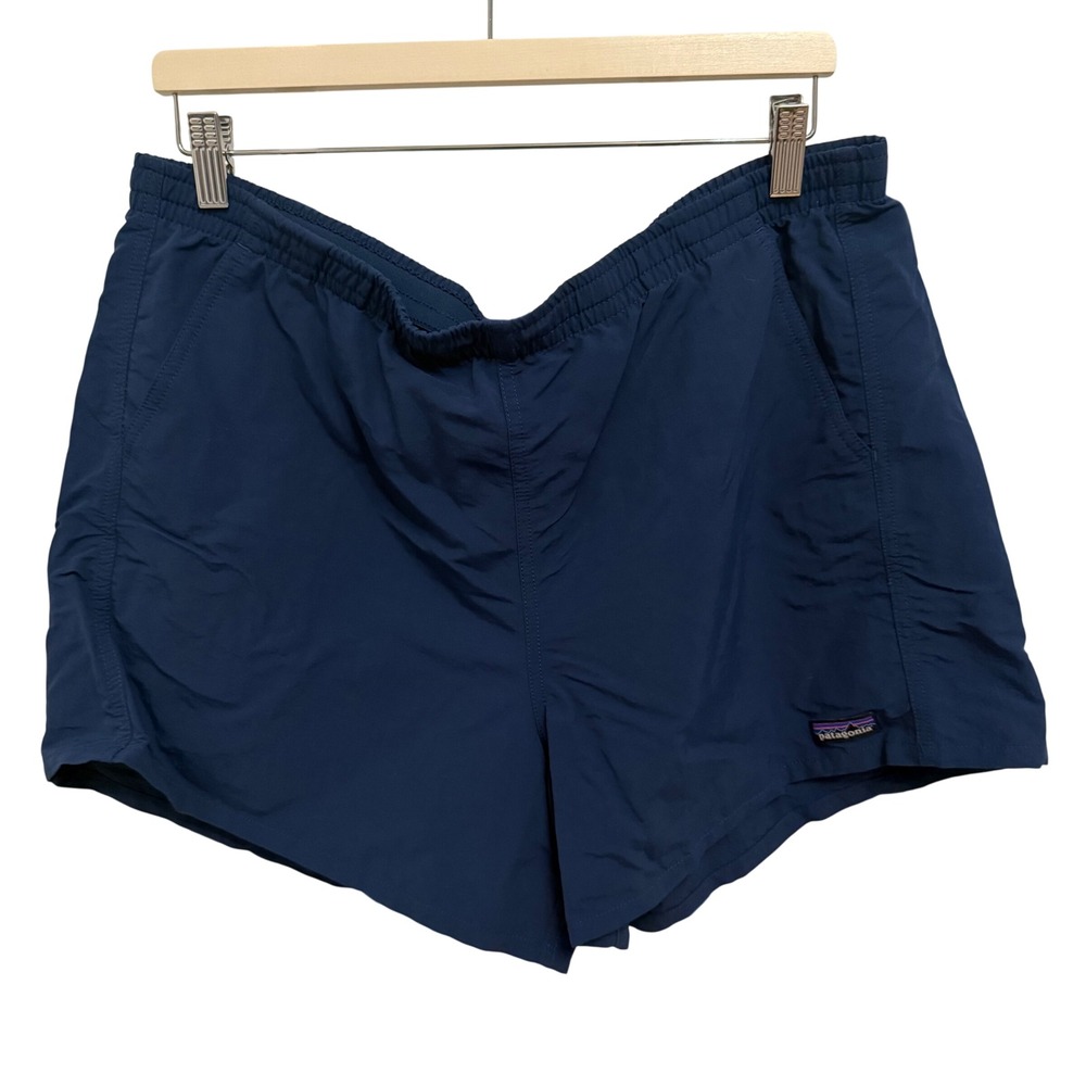 Patagonia Men's XL Navy Blue Elastic Waist Drawstring Athletic‎ Shorts